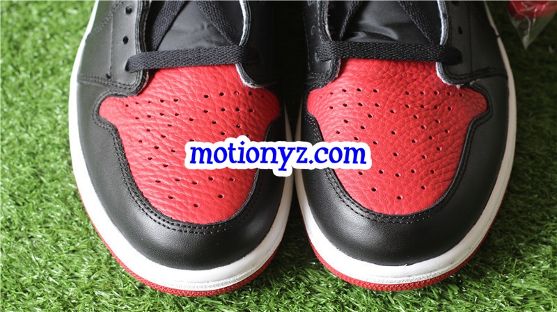 Tumbled Leather Air Jordan 1 OG High Banned 2017